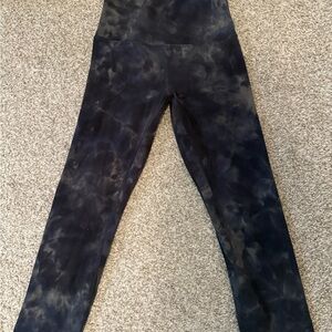 Lululemon Black Tie-Dye Leggings
